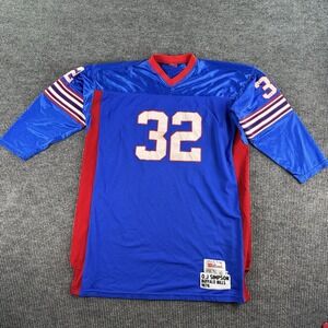 Vintage OJ Simpson Jersey Men 60 Blue Red Buffalo Bills 1876 Wilson NFL Prestige